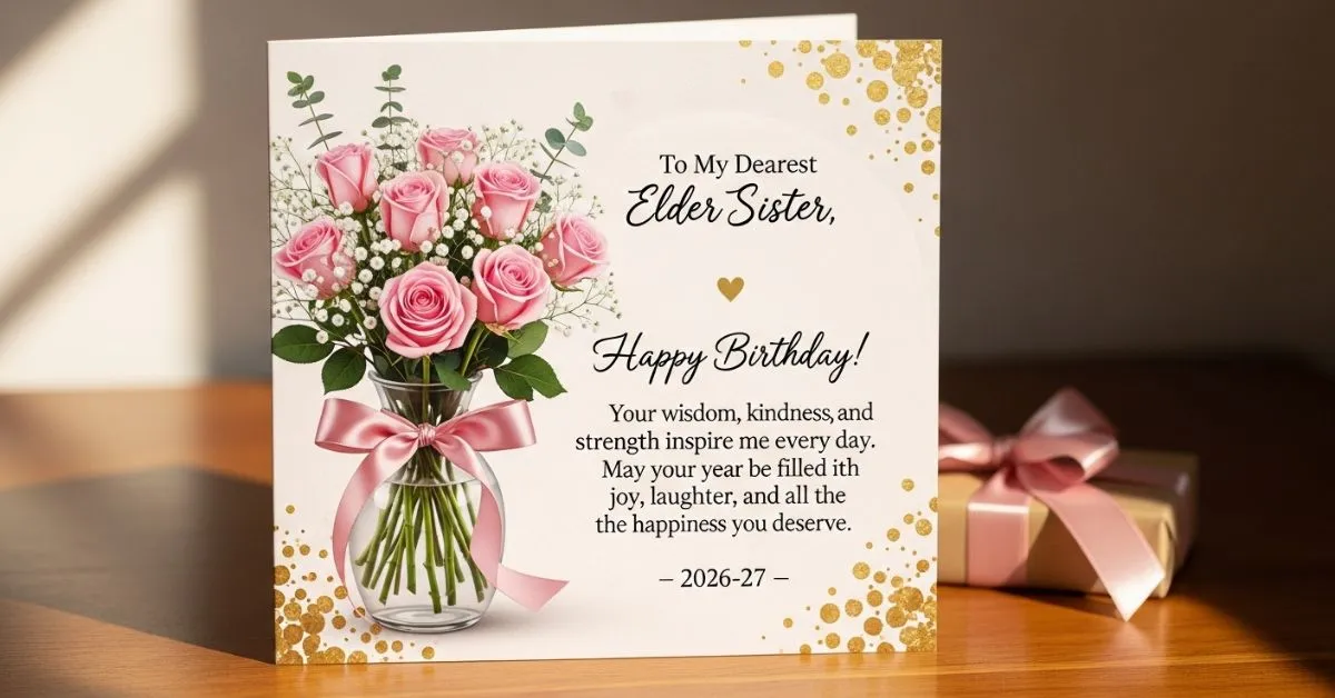 Birthday Wishes for Elder Sister
