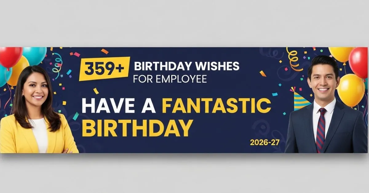 Birthday Wishes for Employee