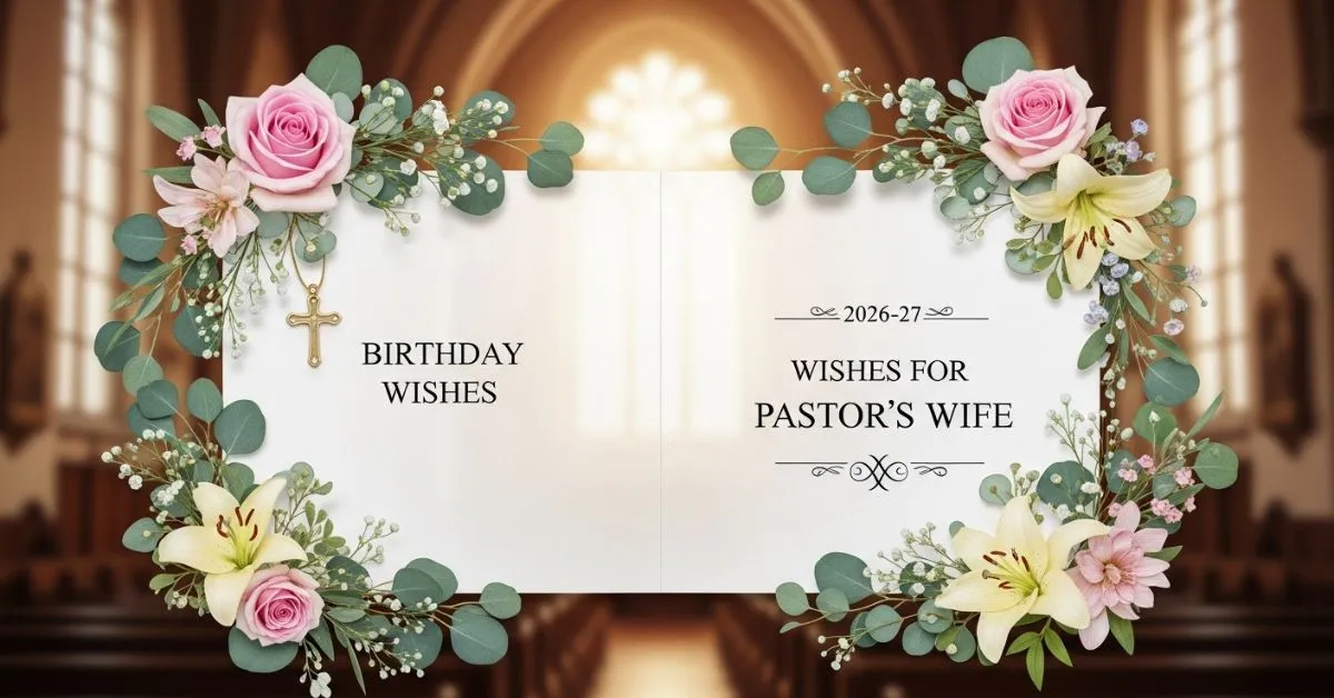 Birthday Wishes for Pastor’s Wife