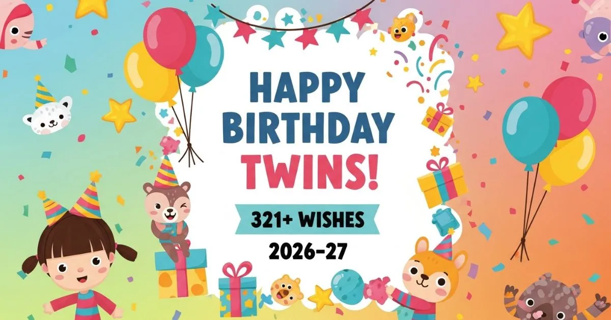 Birthday Wishes for Twins