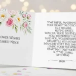 Bridal Shower Wishes for Niece