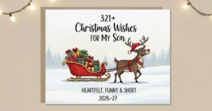 Christmas Wishes for My Son