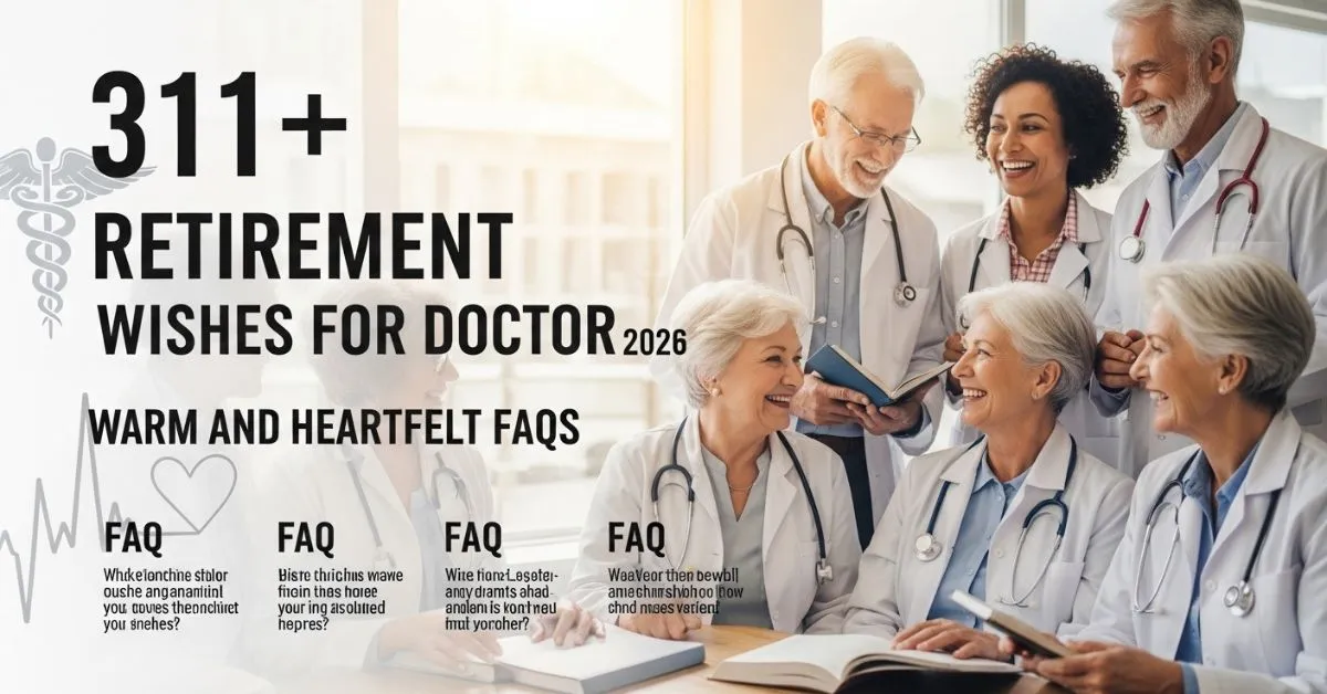 Retirement Wishes for Doctor