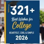 Best Wishes for College