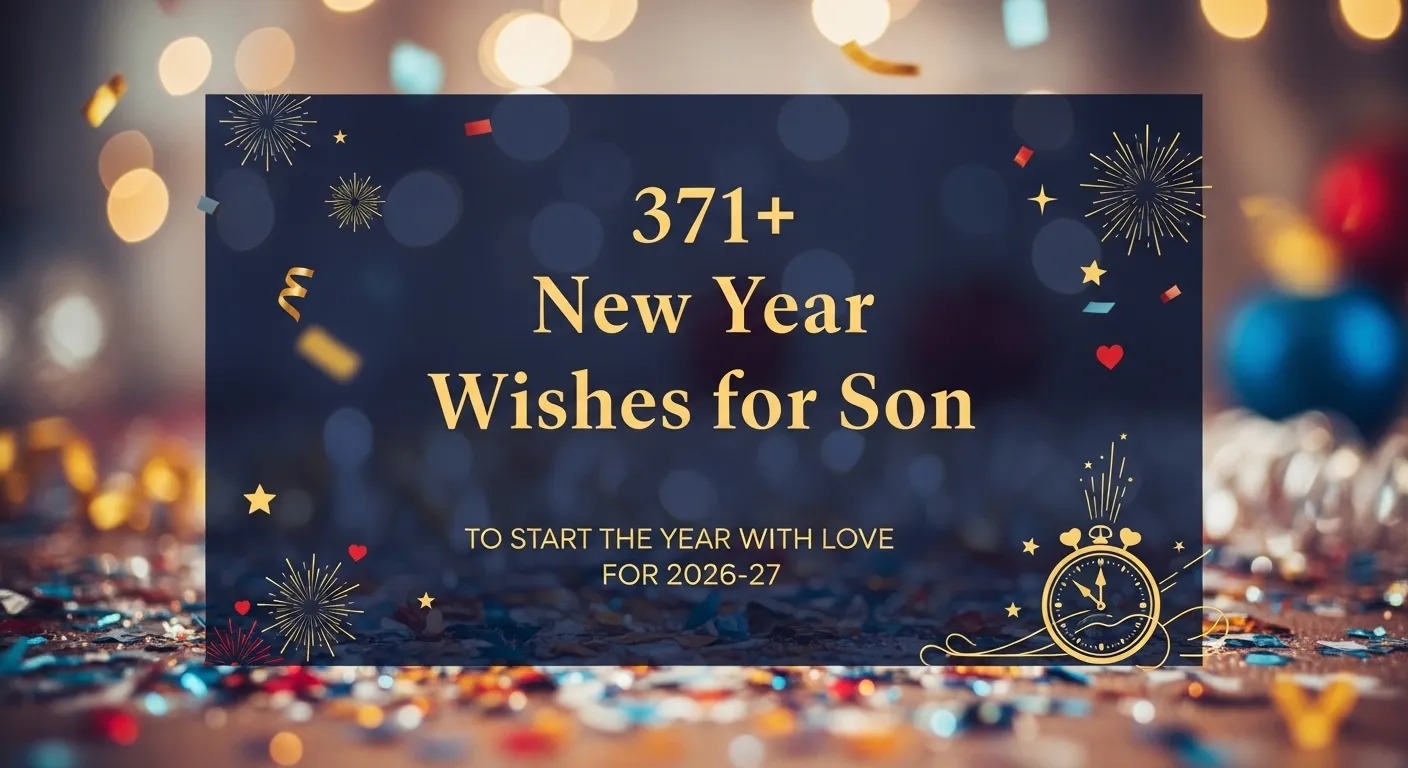 New Year Wishes for Son