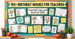 Birthday Wishes for Teachers