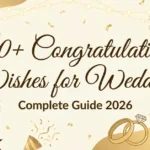 Congratulations Wishes for Wedding