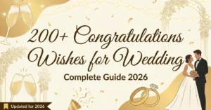Congratulations Wishes for Wedding